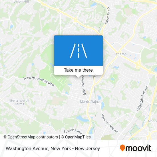 Mapa de Washington Avenue