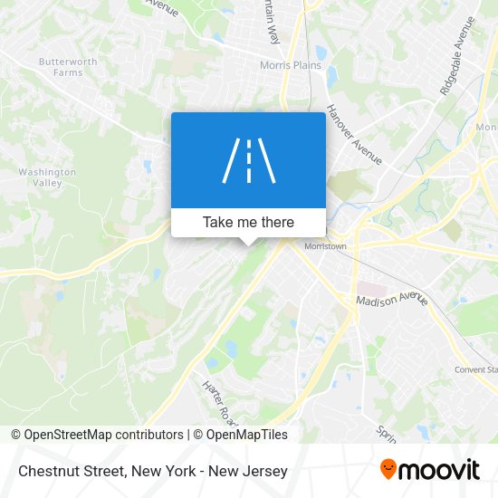 Mapa de Chestnut Street