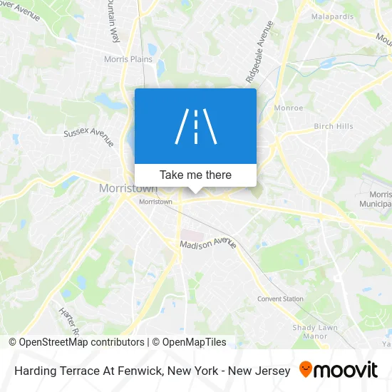 Harding Terrace At Fenwick map