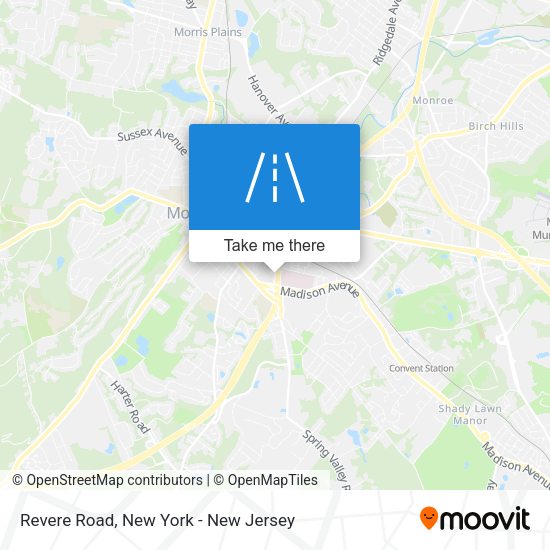 Revere Road map