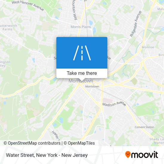 Mapa de Water Street