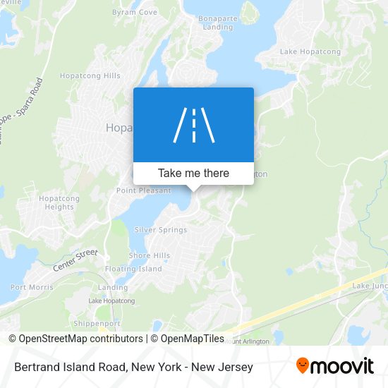 Mapa de Bertrand Island Road