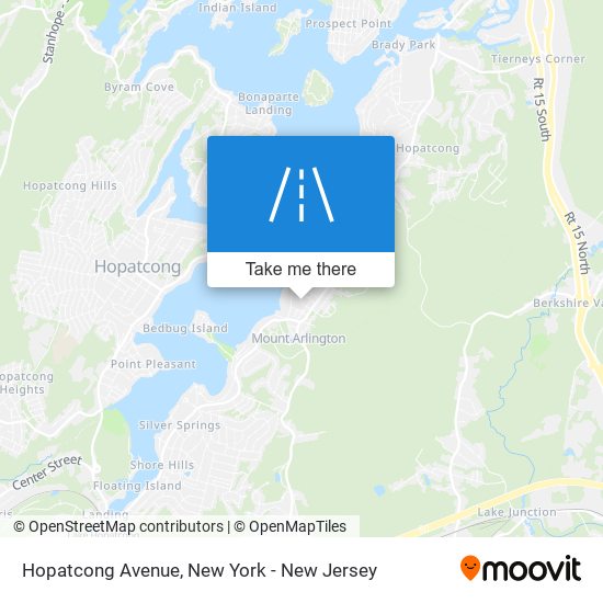 Hopatcong Avenue map