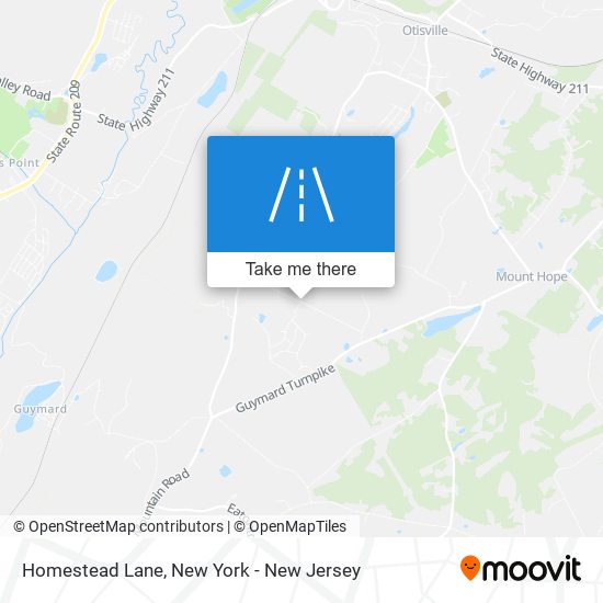 Mapa de Homestead Lane