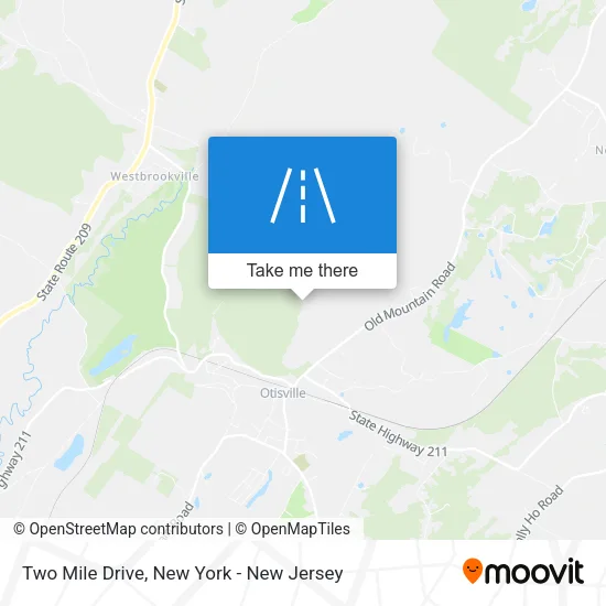 Two Mile Drive map