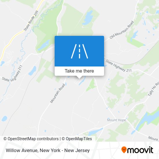 Mapa de Willow Avenue