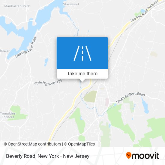 Beverly Road map