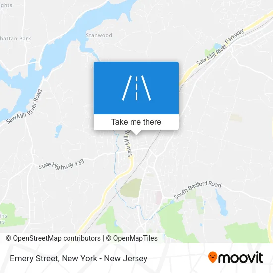 Emery Street map