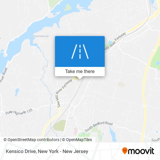 Kensico Drive map