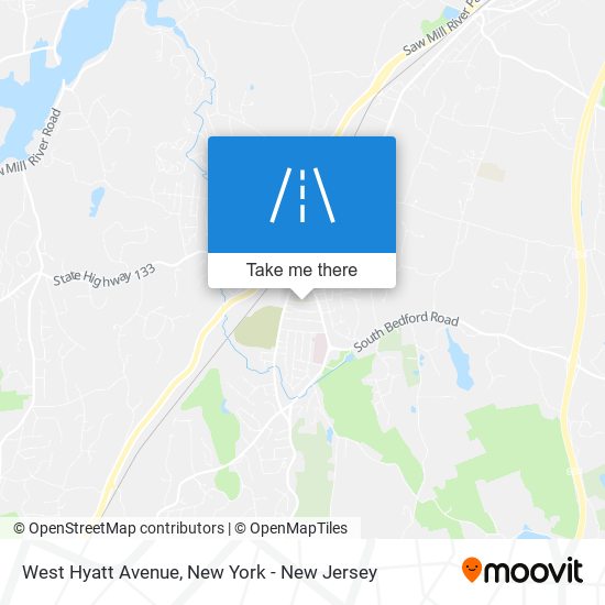 Mapa de West Hyatt Avenue