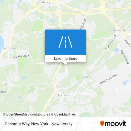 Chestnut Way map