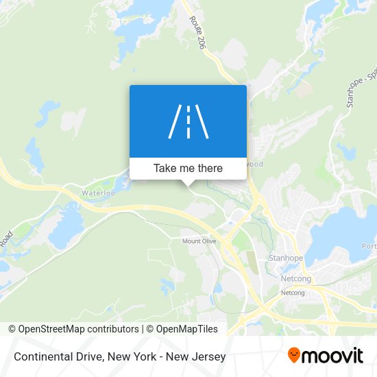Mapa de Continental Drive