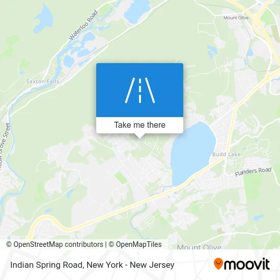 Indian Spring Road map