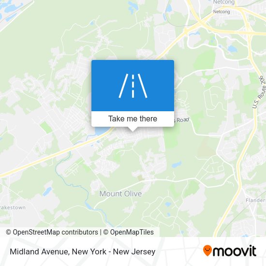 Mapa de Midland Avenue
