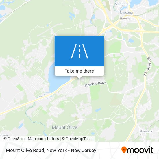 Mount Olive Road map