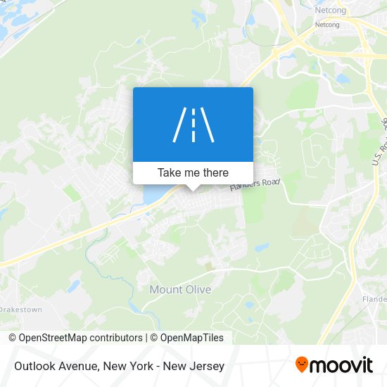 Mapa de Outlook Avenue