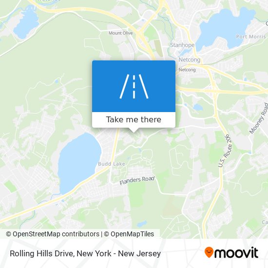 Rolling Hills Drive map