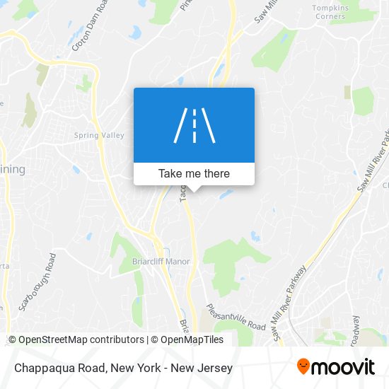 Chappaqua Road map