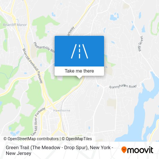 Green Trail (The Meadow - Drop Spur) map