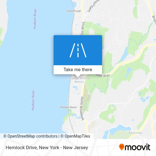 Hemlock Drive map