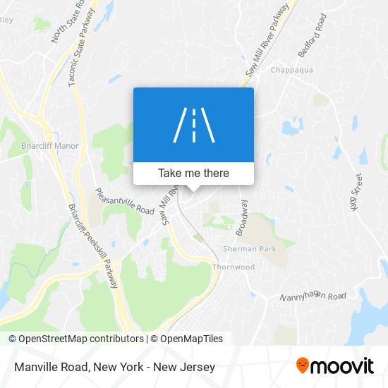 Manville Road map