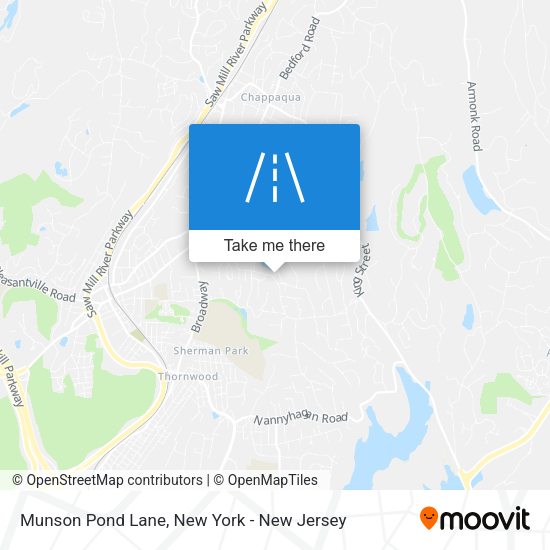 Munson Pond Lane map