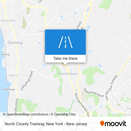 Mapa de North County Trailway