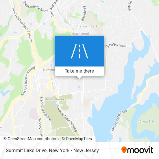 Summit Lake Drive map