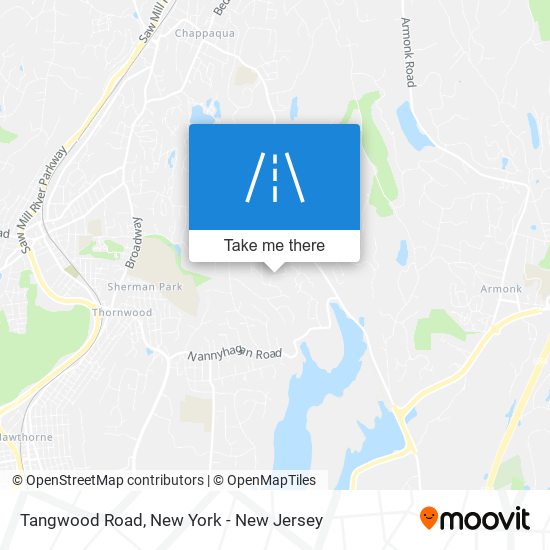 Tangwood Road map