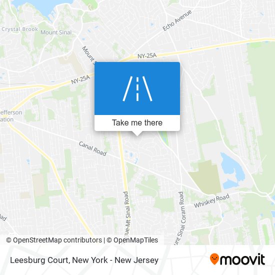 Mapa de Leesburg Court