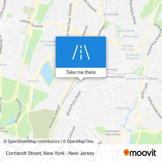 Cortlandt Street map