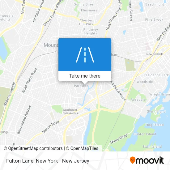 Fulton Lane map