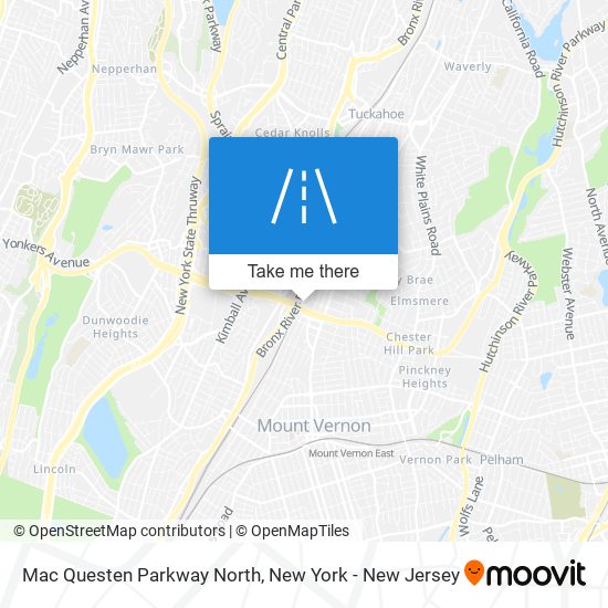 Mac Questen Parkway North map