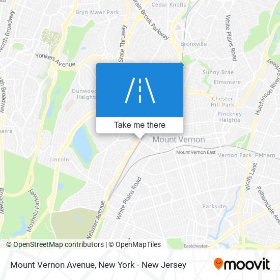 Mount Vernon Avenue map