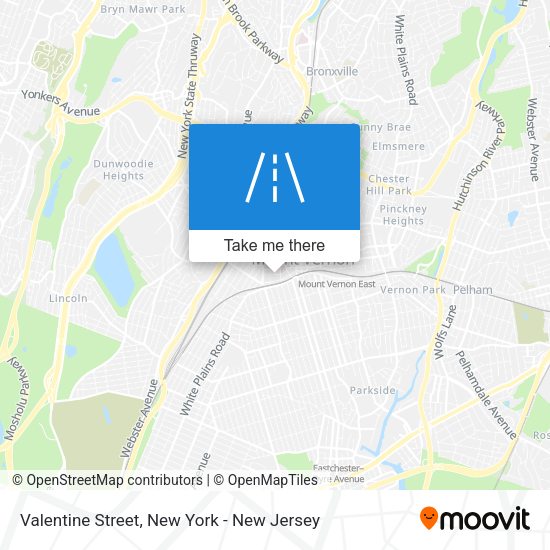 Valentine Street map