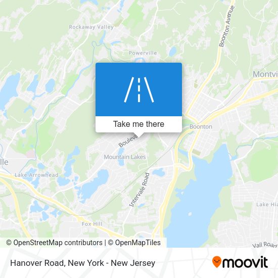 Mapa de Hanover Road