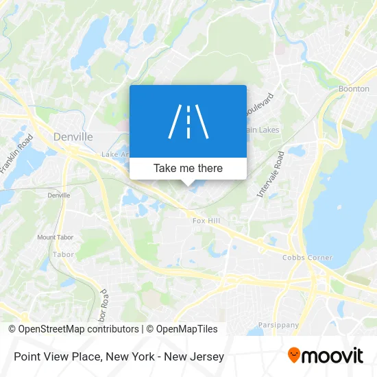 Point View Place map