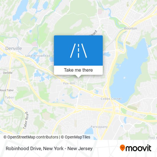 Robinhood Drive map