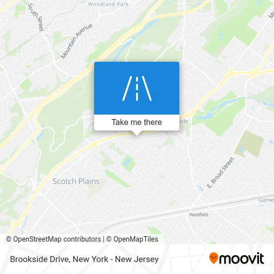 Brookside Drive map