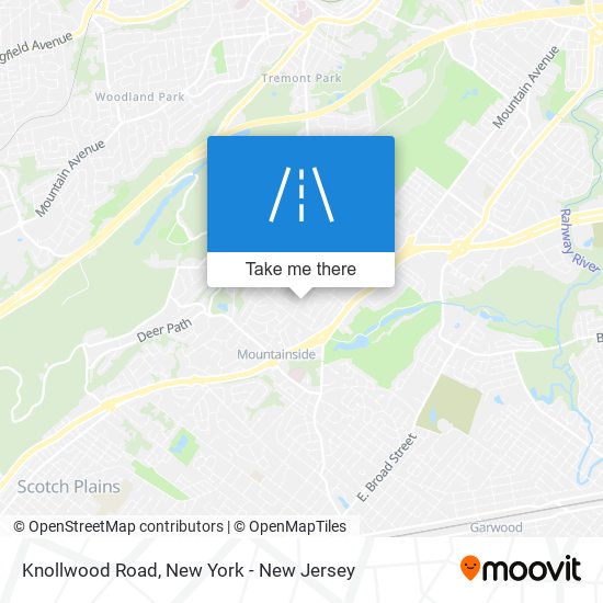 Knollwood Road map