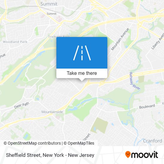 Sheffield Street map