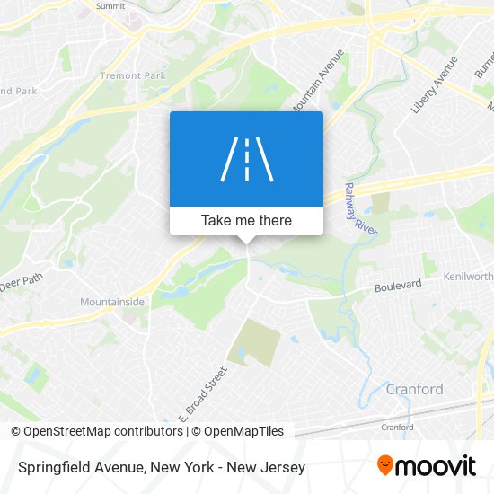 Mapa de Springfield Avenue