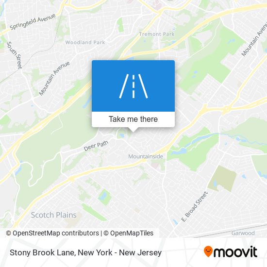 Stony Brook Lane map