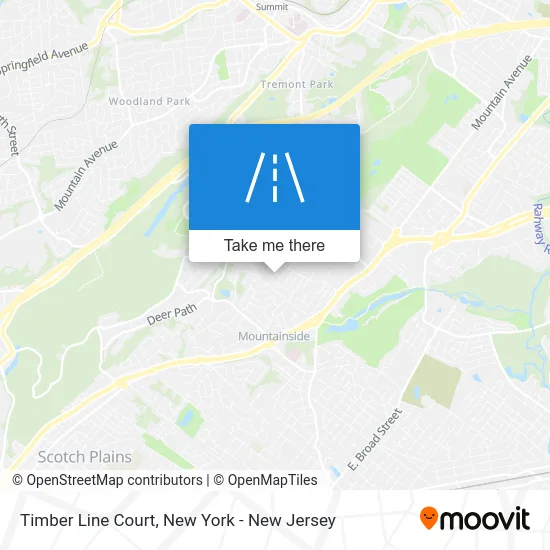 Timber Line Court map