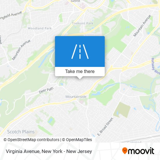 Mapa de Virginia Avenue