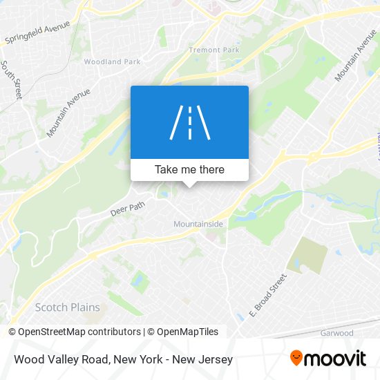 Mapa de Wood Valley Road