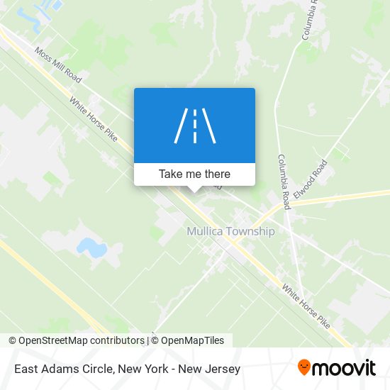 East Adams Circle map