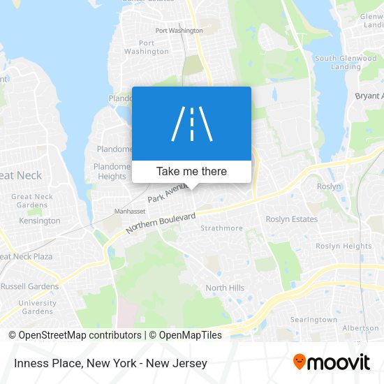 Mapa de Inness Place