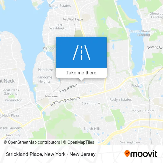 Strickland Place map