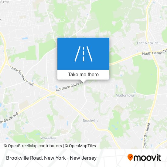 Brookville Road map